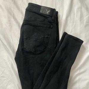 Black American eagle jeans